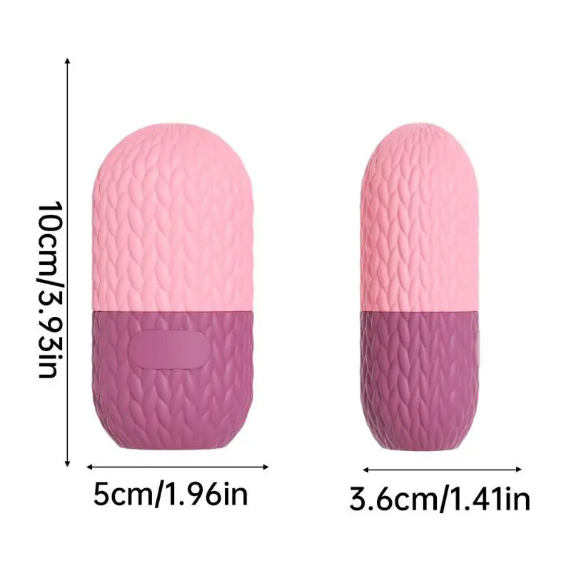 Cube Tray Shape Face Facial Reusable Ice Roller Massage Silicone Face Massage Roller Facial Ice Face Roller Skincare Tool